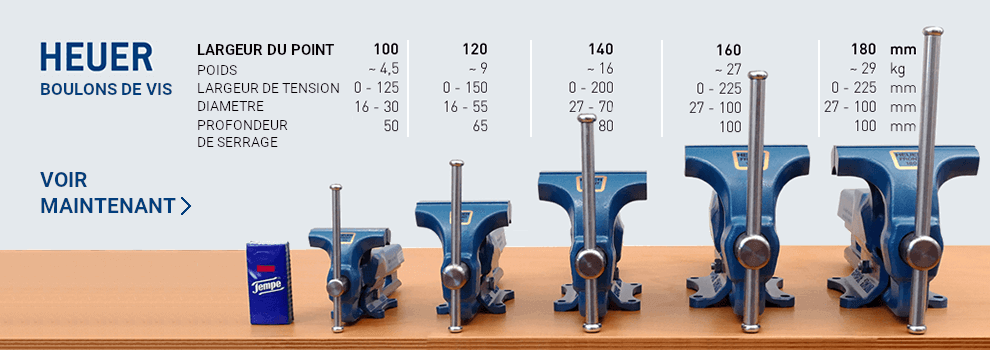 Voir tousl Étaux variantes et tailles de Brockhaus-Heuer