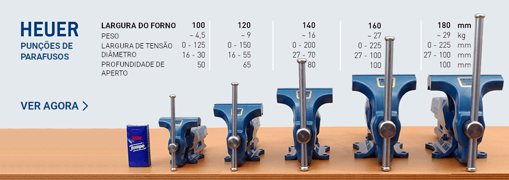 Todos os tornos HEUER em comparação - Tamanho - Comparação de tornos