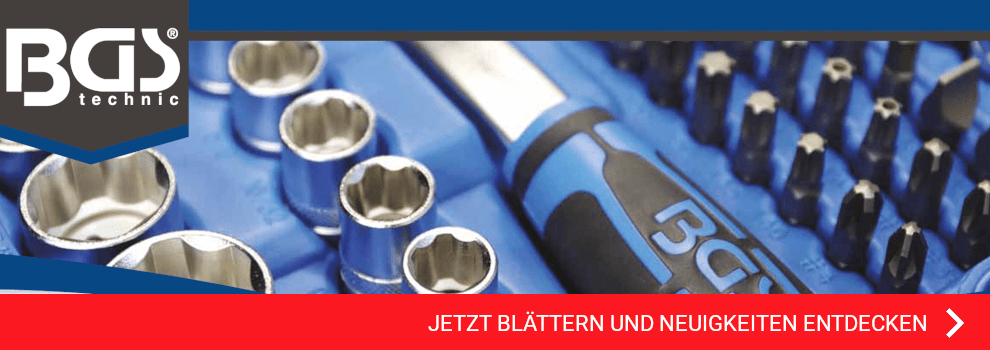 HIER GEHT ES ZUM AKTUELLEN BGS TECHNIC KATALOG