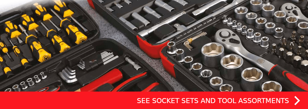 SEE SOCKET SETS & TOOL ASSORTMENTS