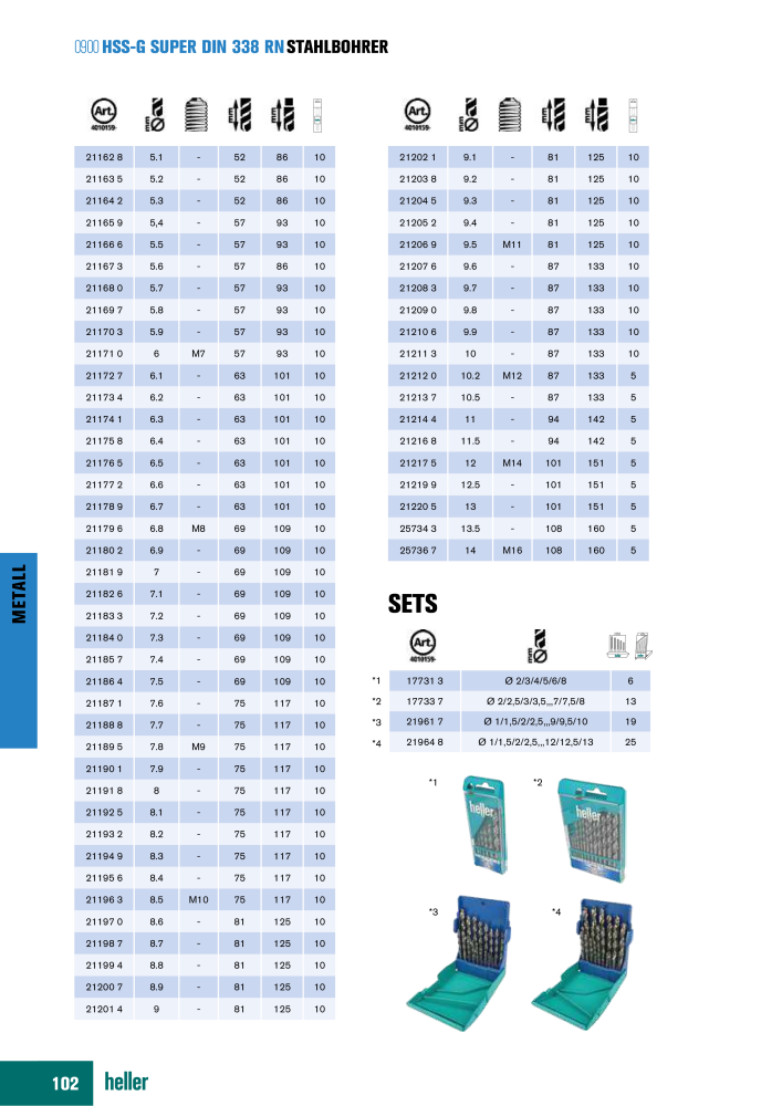 Heller Tools Katalog NR.: 1001 - Seite 102