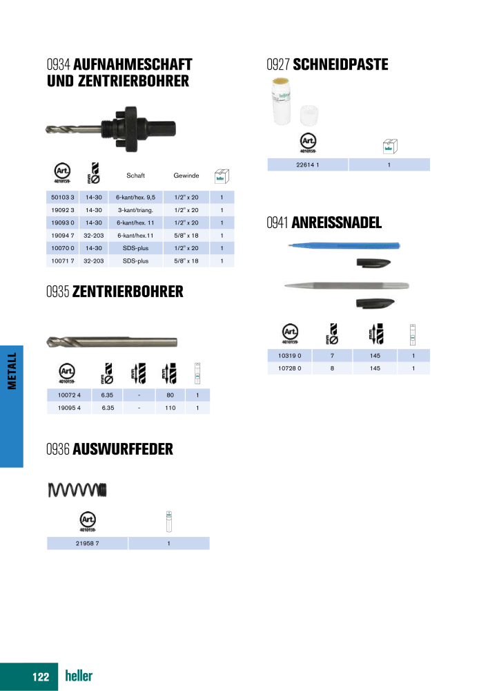 Heller Tools Katalog NR.: 1001 - Pagina 122