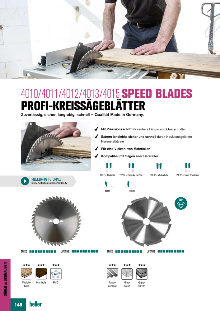 Heller Tools Katalog Nb. : 1001 - Page 146