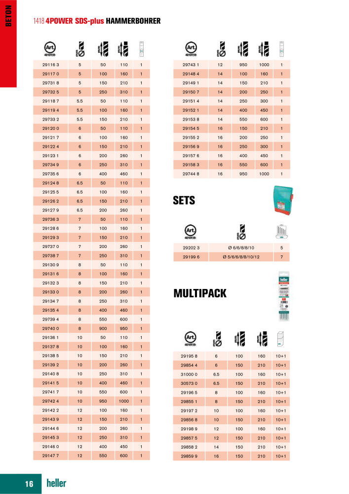 Heller Tools Katalog NR.: 1001 - Pagina 16