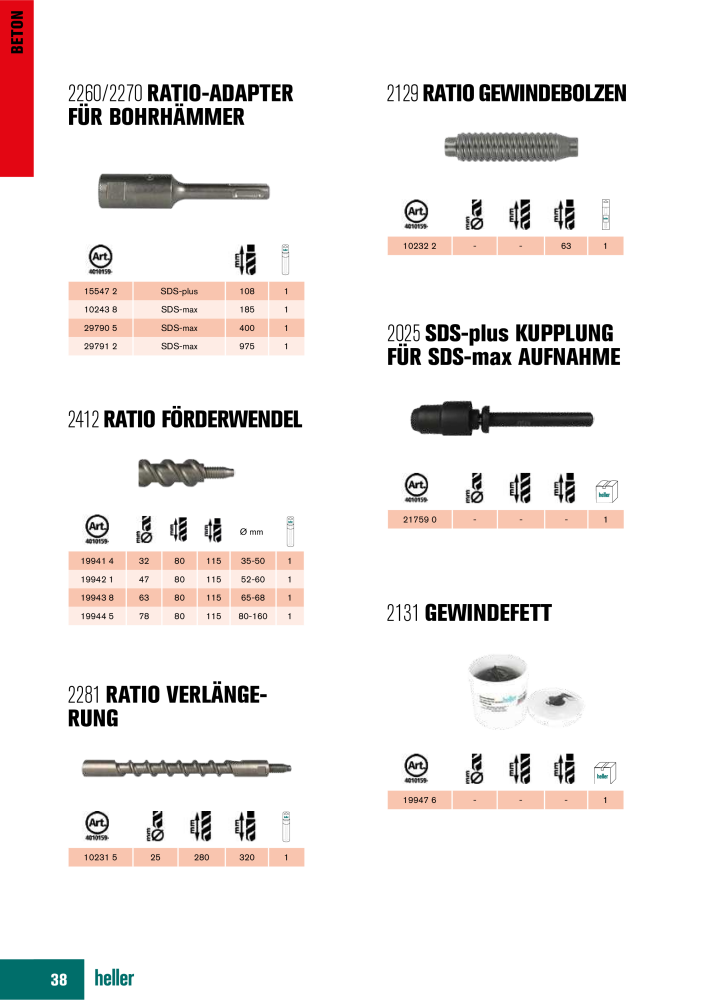 Heller Tools Katalog NR.: 1001 - Pagina 38