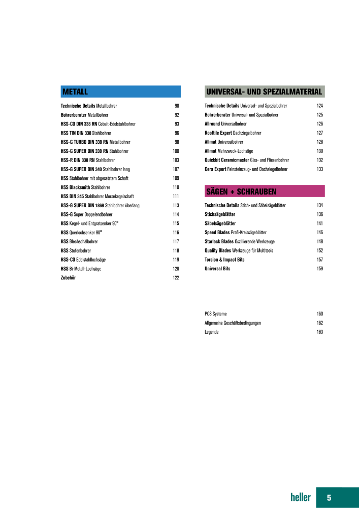 Heller Tools Katalog NR.: 1001 - Pagina 5