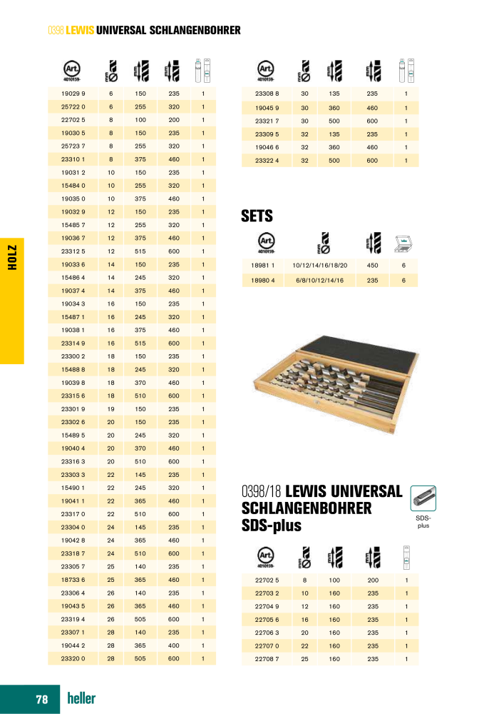 Heller Tools Katalog NR.: 1001 - Pagina 78