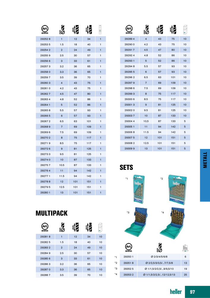 Heller Tools Katalog NR.: 1001 - Pagina 97