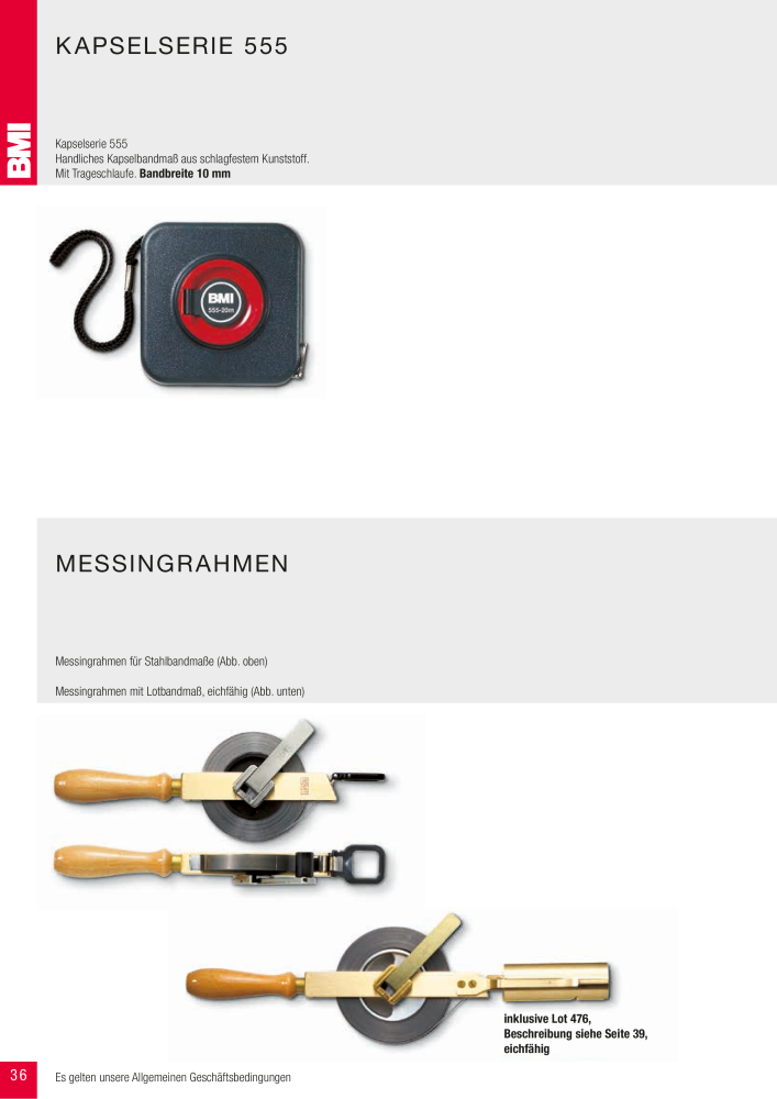 BMI Fachhandelkatalog Messwerkzeuge NR.: 101 - Seite 36