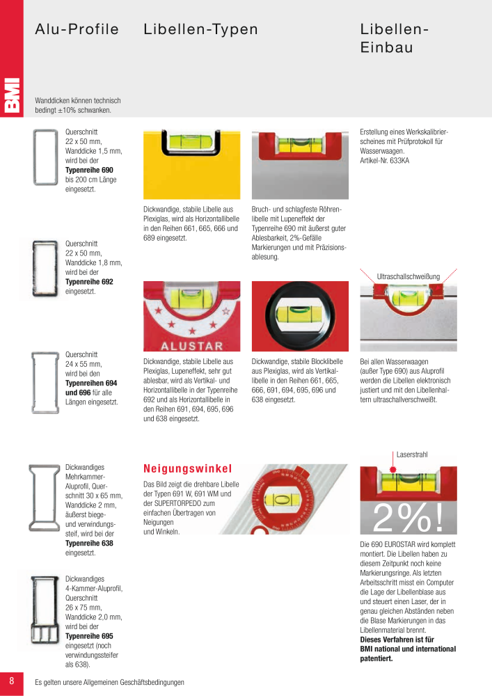 BMI Fachhandelkatalog Messwerkzeuge NO.: 101 - Page 8