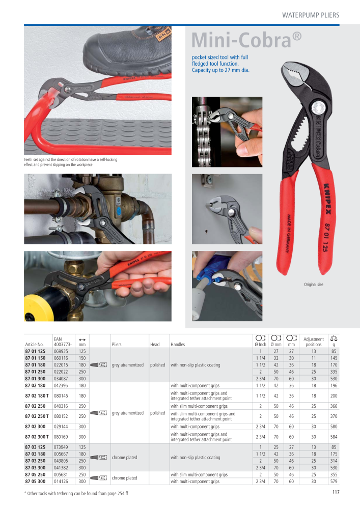 Knipex General Catalogue NR.: 105 - Pagina 118