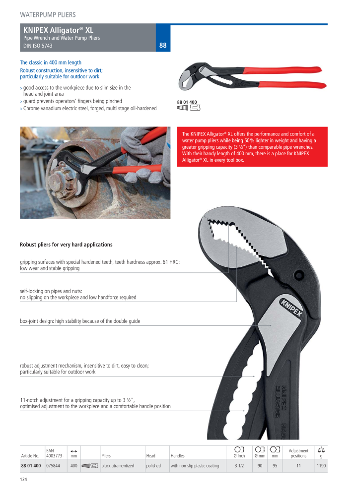 Knipex General Catalogue NR.: 105 - Strona 125