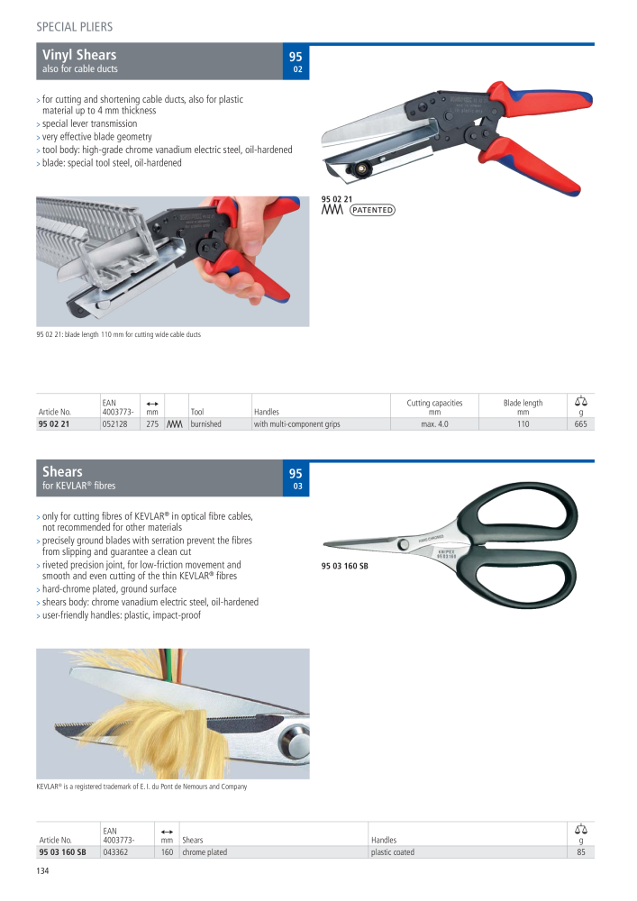 Knipex General Catalogue NR.: 105 - Strona 135