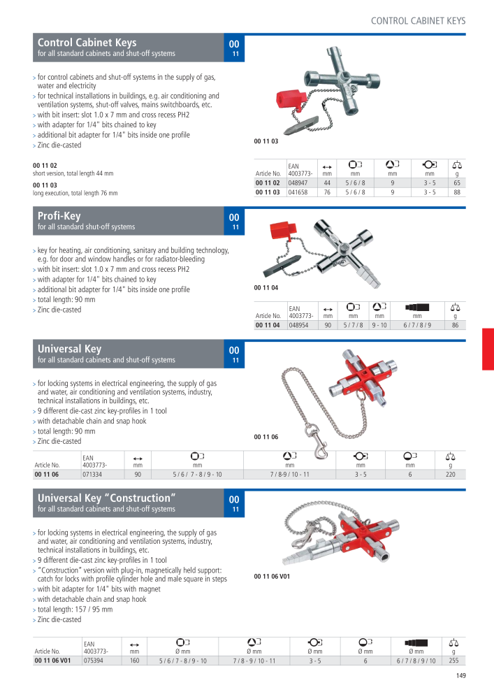 Knipex General Catalogue NR.: 105 - Seite 150