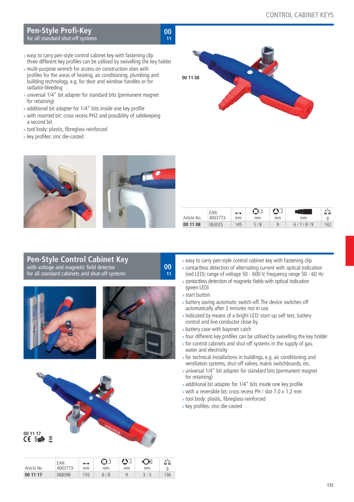 Knipex General Catalogue NR.: 105 - Seite 152