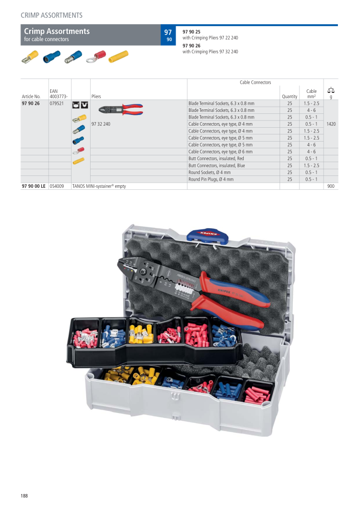 Knipex General Catalogue NR.: 105 - Strona 189