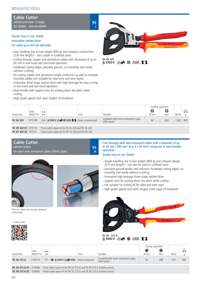 Knipex General Catalogue NR.: 105 - Pagina 213