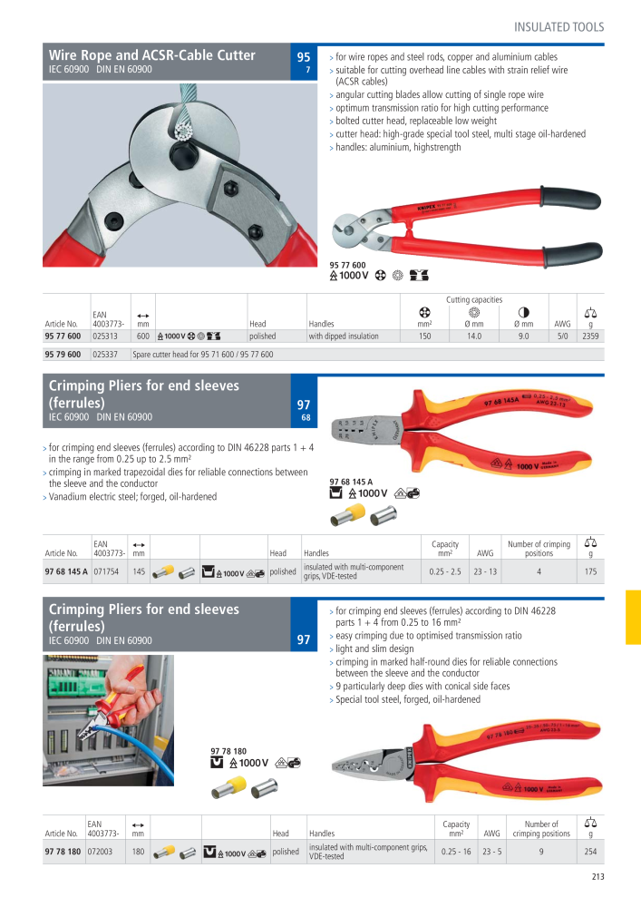 Knipex General Catalogue NR.: 105 - Pagina 214