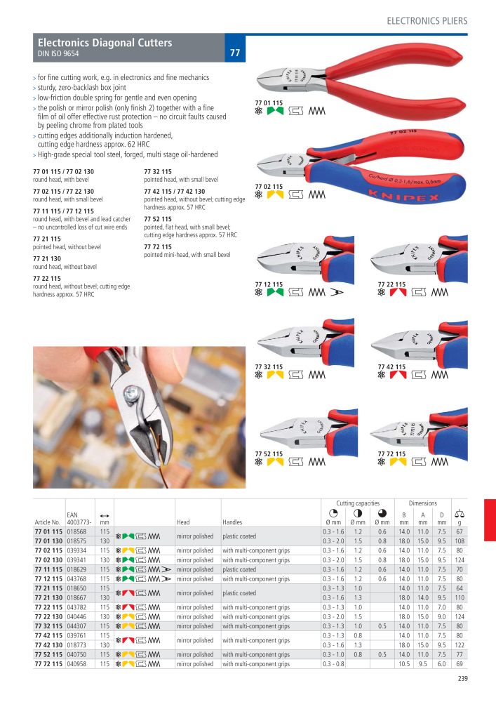 Knipex General Catalogue NR.: 105 - Pagina 240