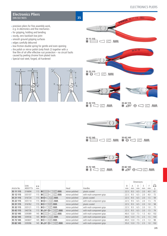 Knipex General Catalogue NEJ.: 105 - Sida 246