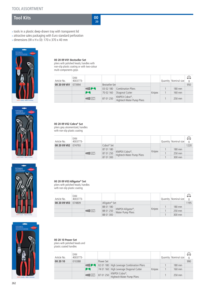 Knipex General Catalogue NO.: 105 - Page 263