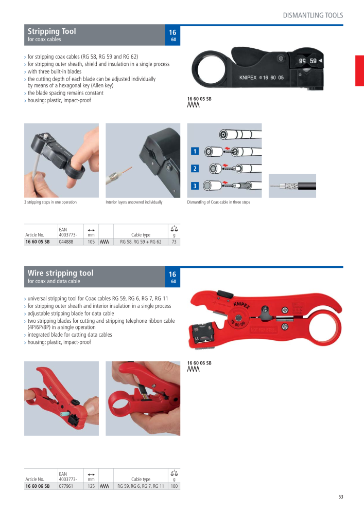 Knipex General Catalogue NO.: 105 - Page 54