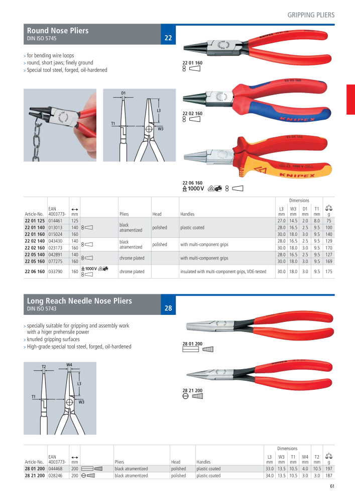 Knipex General Catalogue n.: 105 - Pagina 62