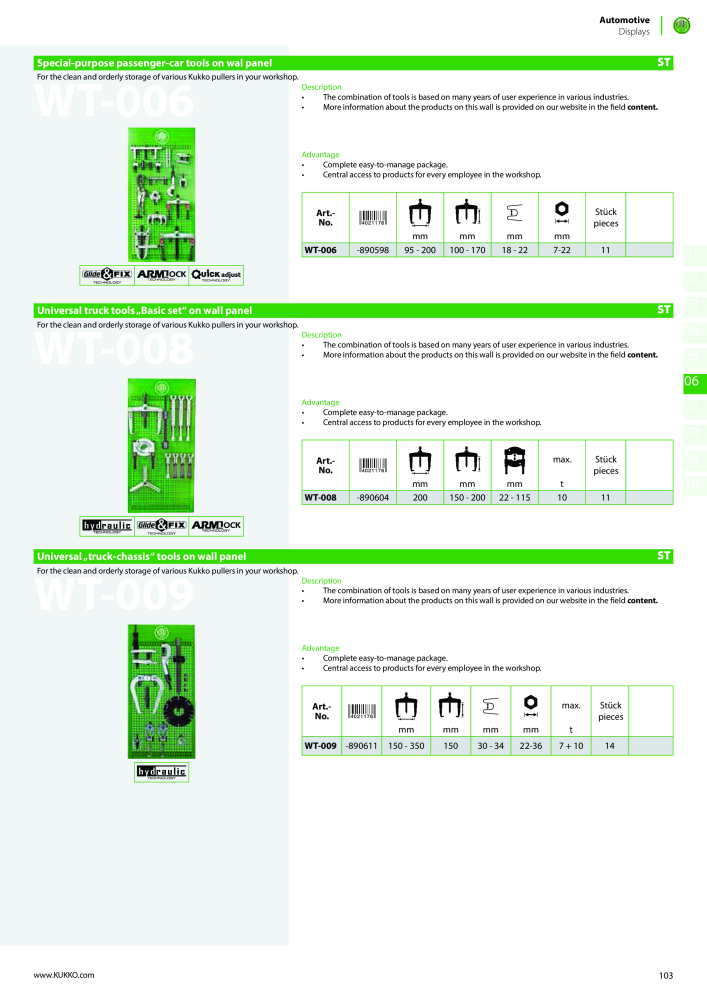 Kukko Automotive - extractor puller catalogue NO.: 1155 - Page 105