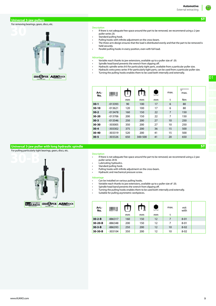 Kukko Automotive - extractor puller catalogue Nº: 1155 - Página 11