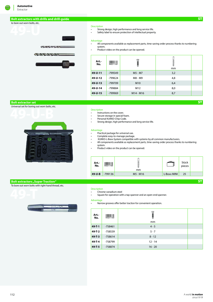 Kukko Automotive - extractor puller catalogue Nº: 1155 - Página 114