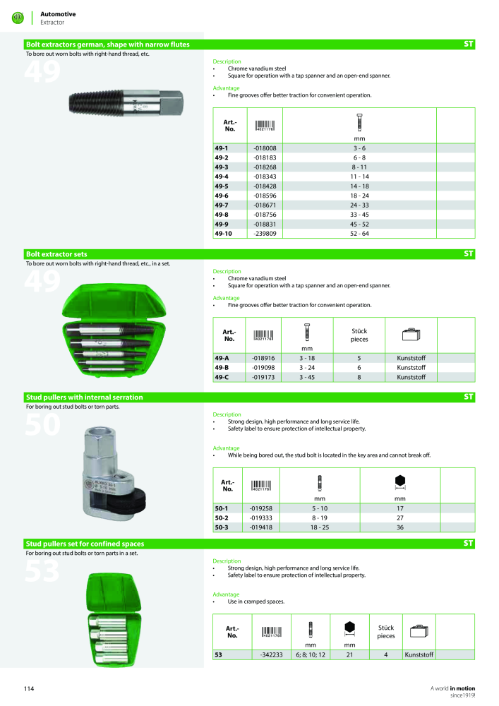 Kukko Automotive - extractor puller catalogue Nº: 1155 - Página 116