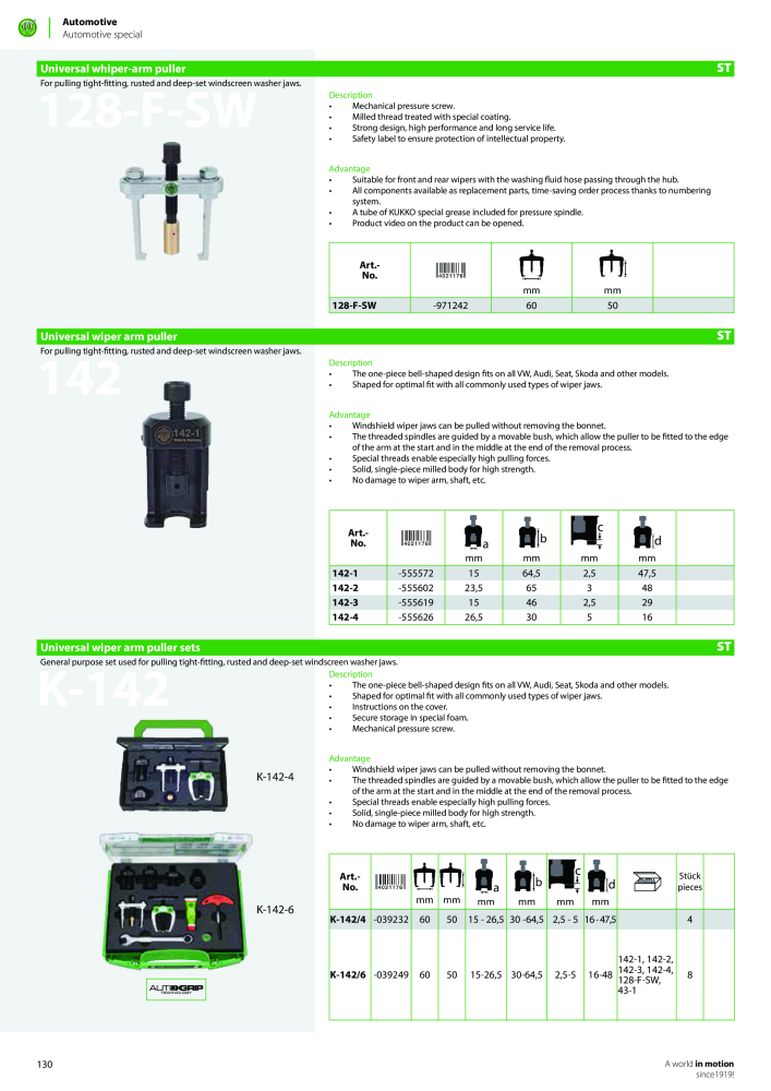 Kukko Automotive - extractor puller catalogue Nº: 1155 - Página 132