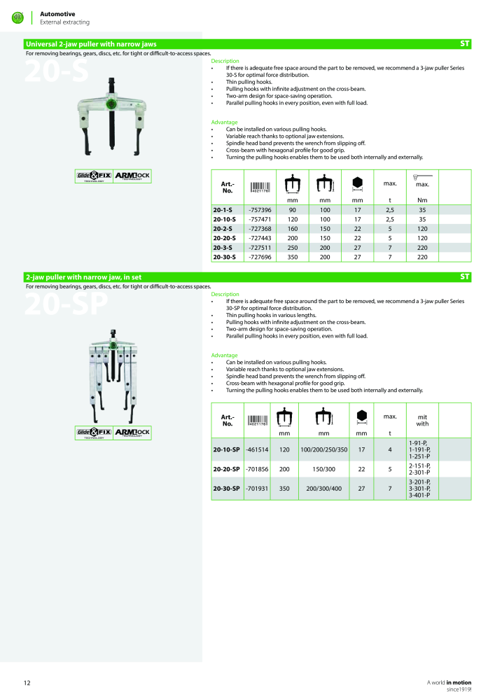 Kukko Automotive - extractor puller catalogue Nº: 1155 - Página 14