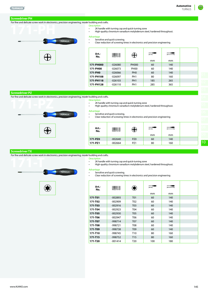 Kukko Automotive - extractor puller catalogue Nº: 1155 - Página 147