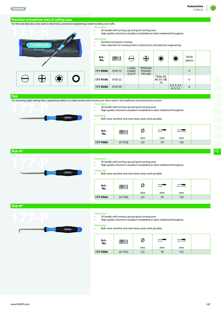 Kukko Automotive - extractor puller catalogue Nº: 1155 - Página 149