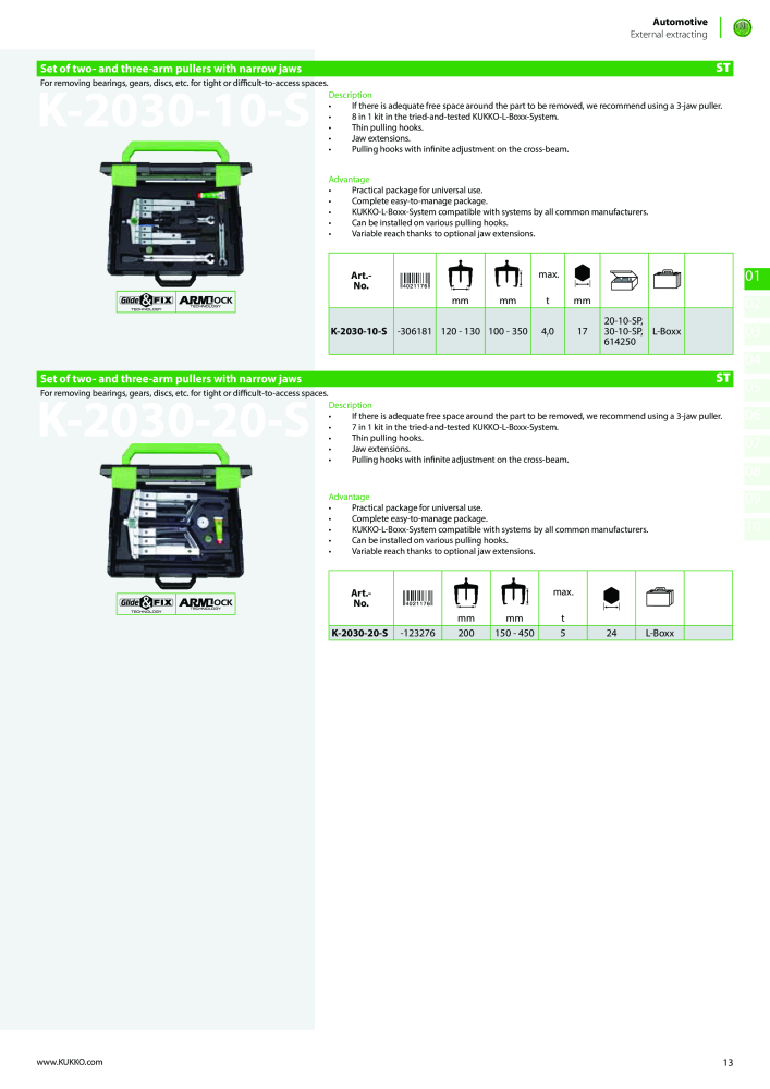 Kukko Automotive - extractor puller catalogue Nº: 1155 - Página 15