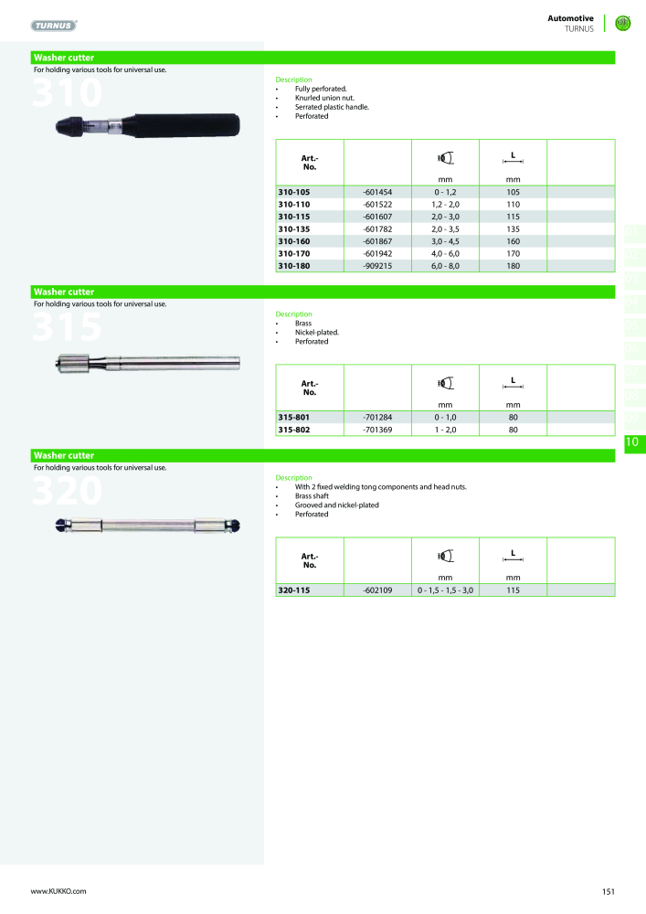 Kukko Automotive - extractor puller catalogue Nº: 1155 - Página 153