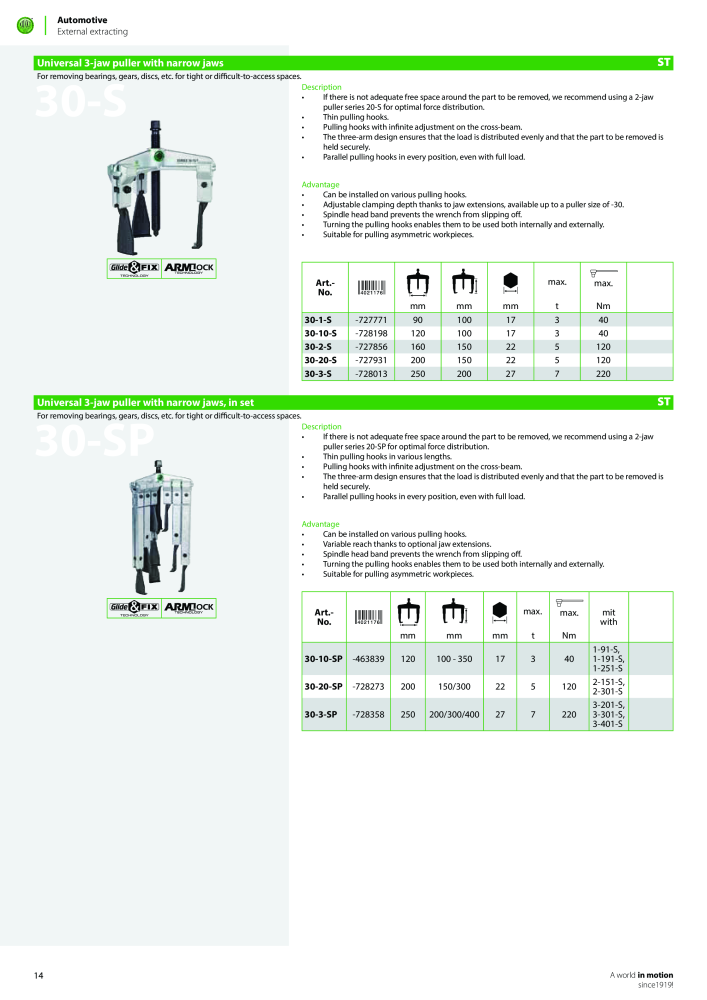 Kukko Automotive - extractor puller catalogue Nº: 1155 - Página 16