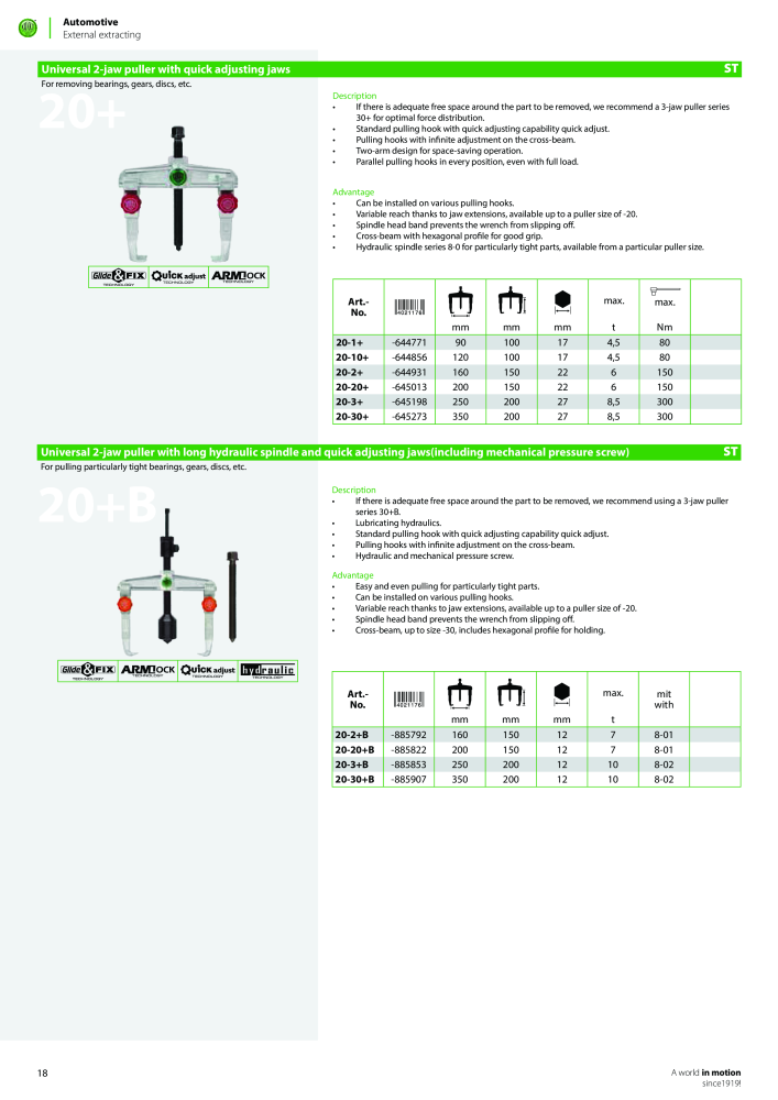 Kukko Automotive - extractor puller catalogue Nº: 1155 - Página 20