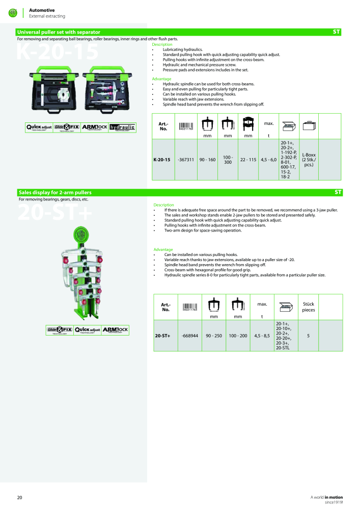 Kukko Automotive - extractor puller catalogue Nº: 1155 - Página 22