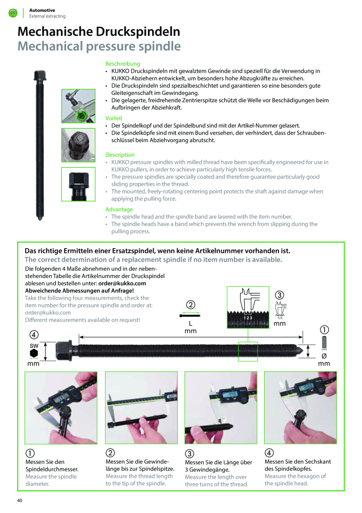 Kukko Automotive - extractor puller catalogue Nº: 1155 - Página 42