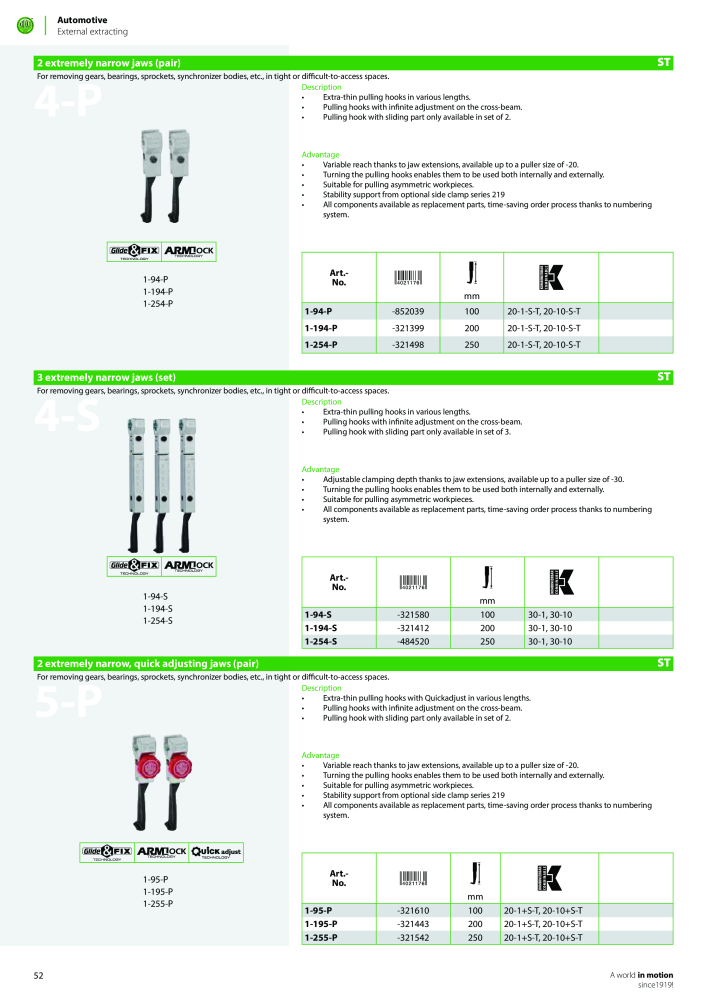 Kukko Automotive - extractor puller catalogue Nº: 1155 - Página 54