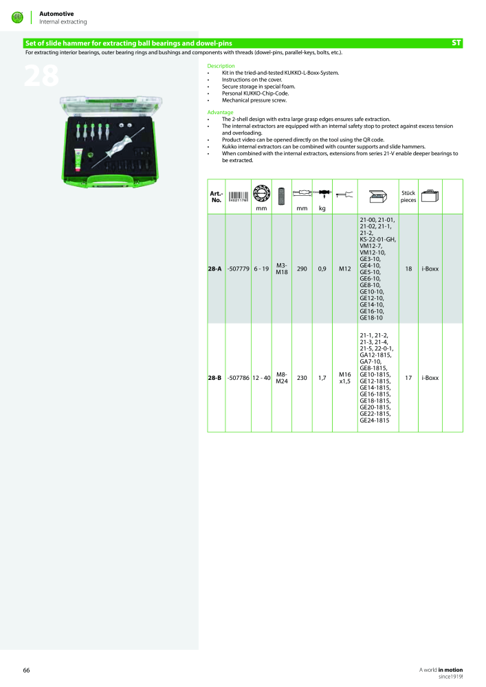 Kukko Automotive - extractor puller catalogue NO.: 1155 - Page 68