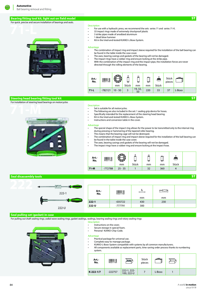 Kukko Automotive - extractor puller catalogue Nº: 1155 - Página 86