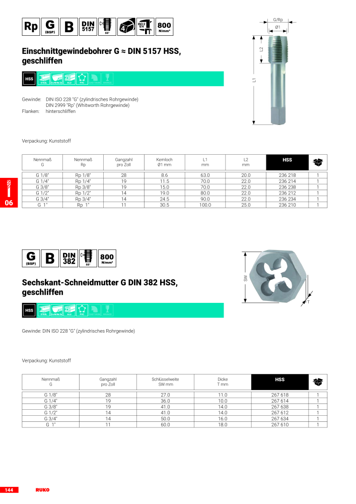 Ruko Hauptkatalog Präzisionswerkzeuge NR.: 126 - Seite 146