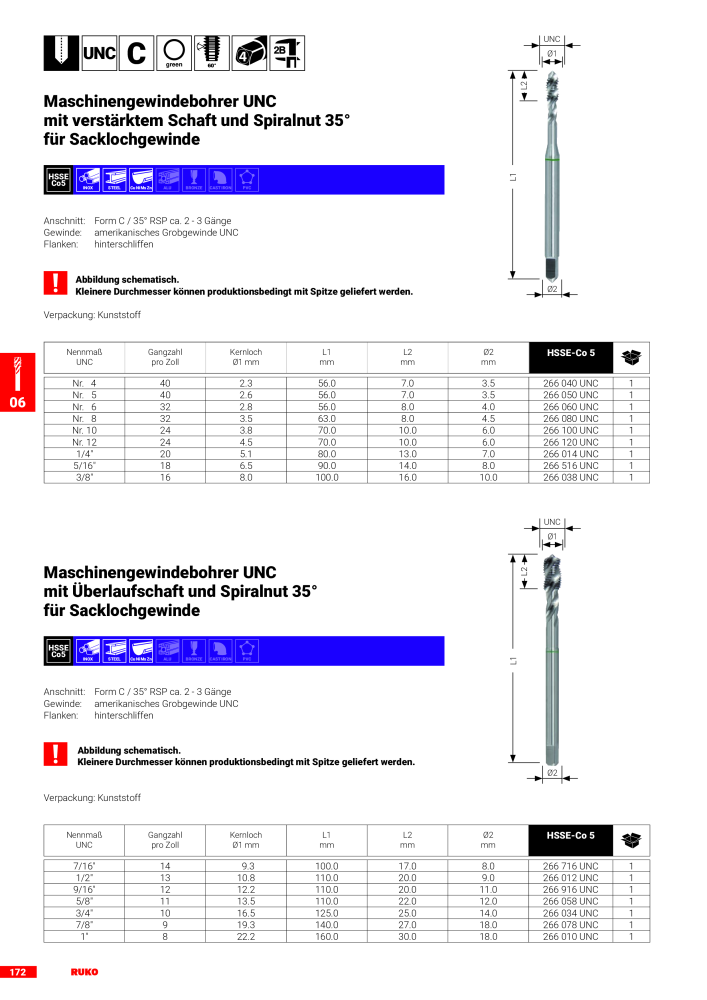 Ruko Hauptkatalog Präzisionswerkzeuge NR.: 126 - Seite 174