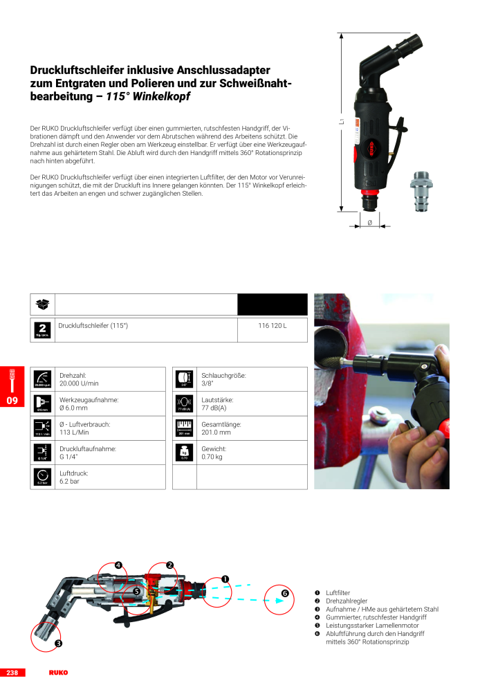 Ruko Hauptkatalog Präzisionswerkzeuge Nb. : 126 - Page 240