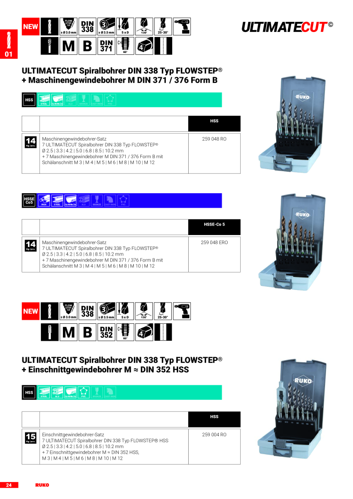 Ruko Hauptkatalog Präzisionswerkzeuge NR.: 126 - Strona 26