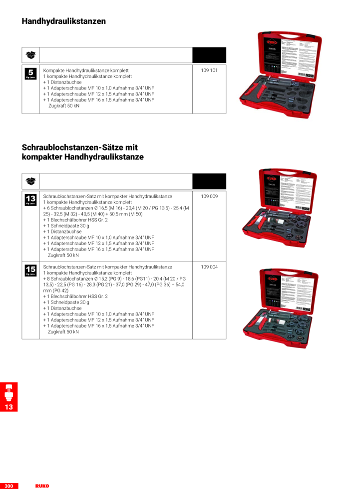 Ruko Hauptkatalog Präzisionswerkzeuge NO.: 126 - Page 302