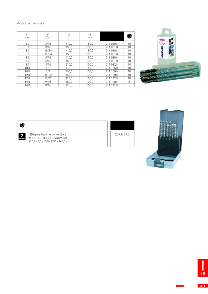 Ruko Hauptkatalog Präzisionswerkzeuge NR.: 126 - Seite 313